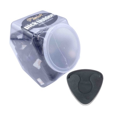 Dunlop Pick Holder, Black, Jar, 60 pieces