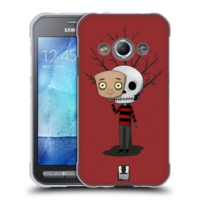 HEAD CASE DESIGNS SKULL KIDS SOFT GEL CASE FOR SAMSUNG PHONES 4