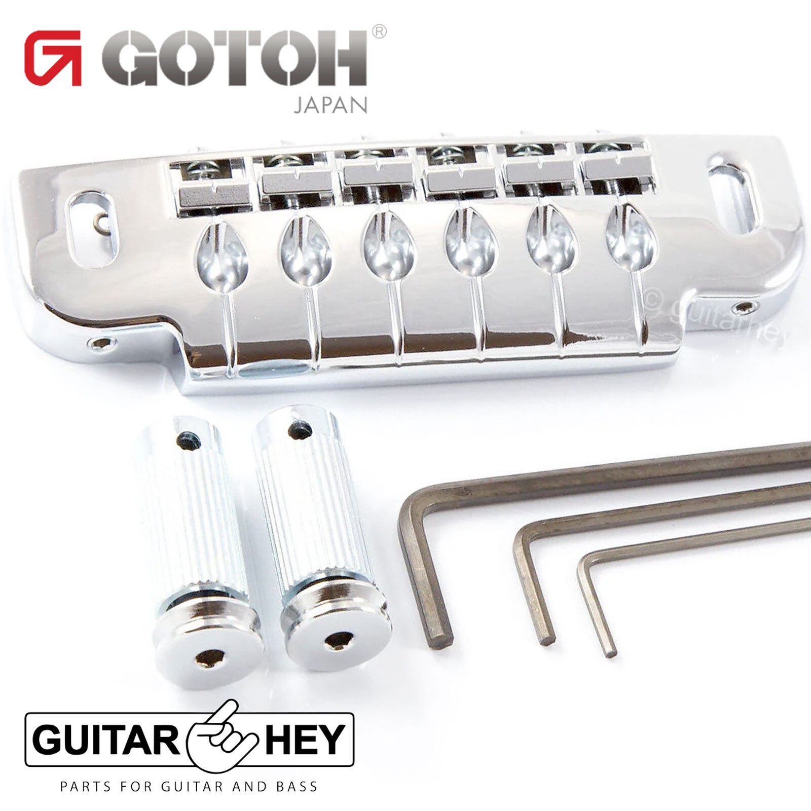 NEW Gotoh 510UB Wrap Around Guitar Bridge Tailpiece w/ Stud