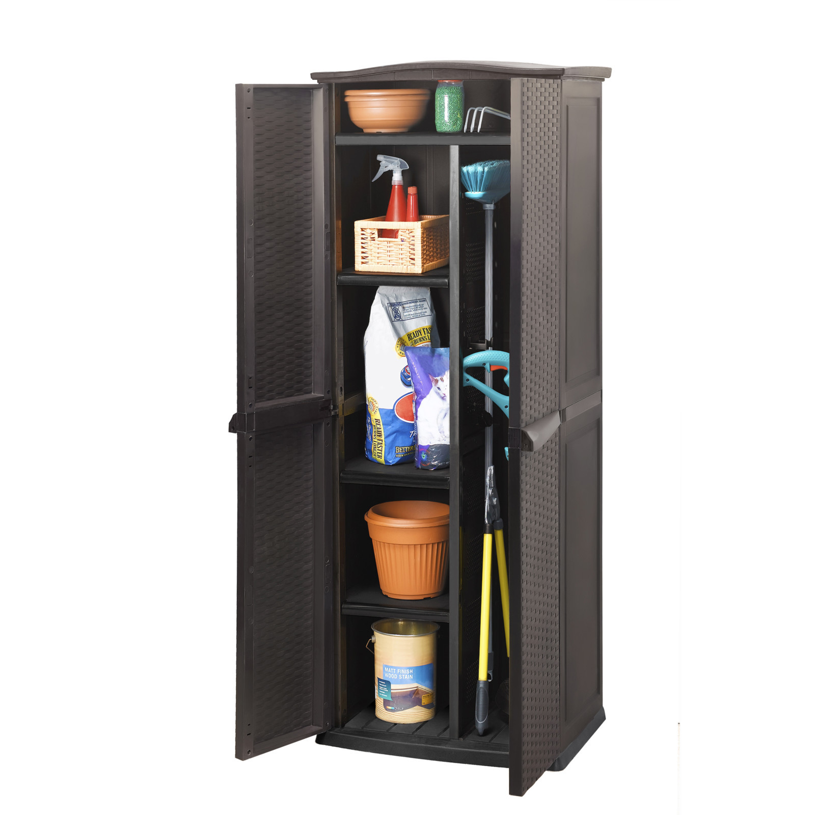 UPC 731161028533 product image for Home Patio Garden Storage Shed Shelf Shelves Outdoor Door Cabinet Organize Conta | upcitemdb.com