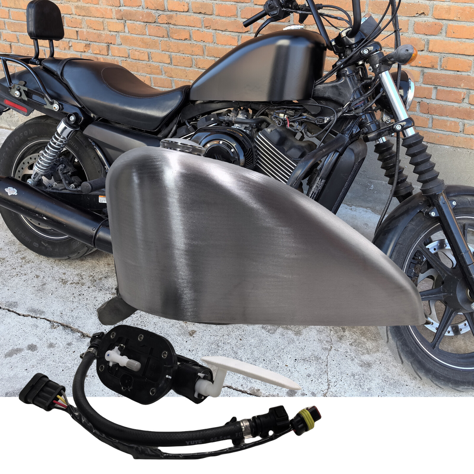 オートバイガソリンガス燃料タンク 12L ハーレーダビッドソン