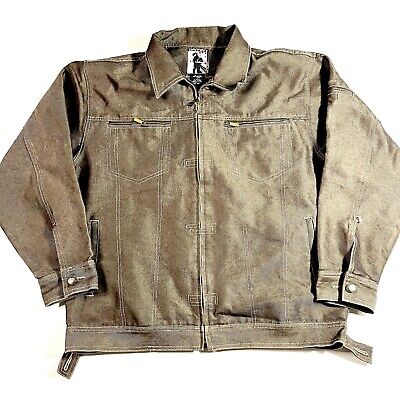 Vintage 2000 s Damani Dada Brown Denim Jacket Size 2XL