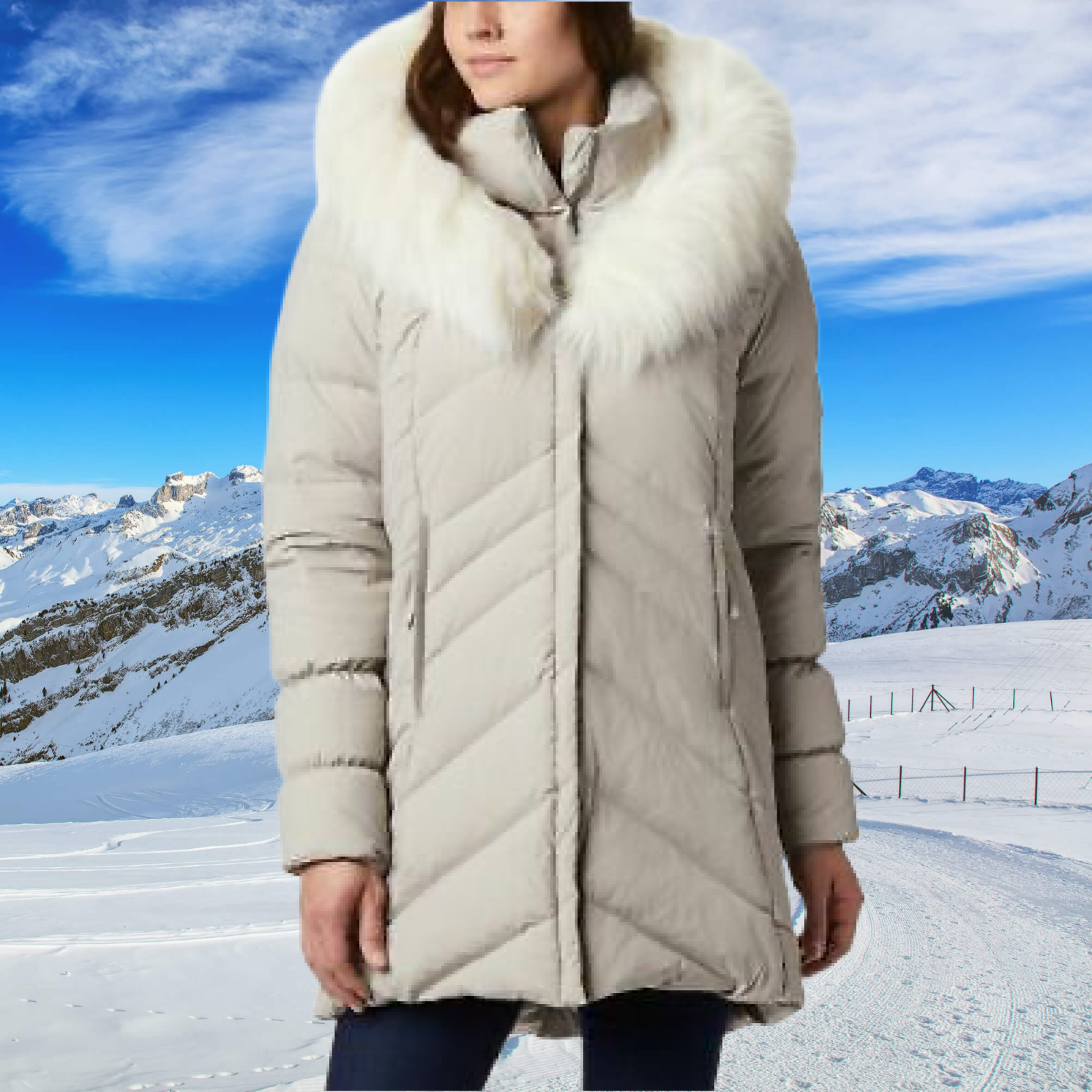 Pre-owned Columbia Size Xs Women 550-fill Power Down Insulated Parka, Winter Coat, Jacket In Gray