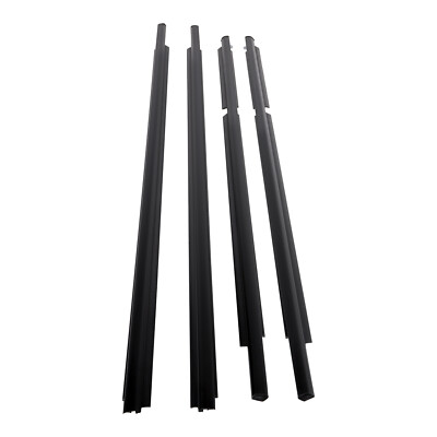 4x Outer Window Weatherstrip Molding Trim Seals for Dodge Ram 1500/2500/3500