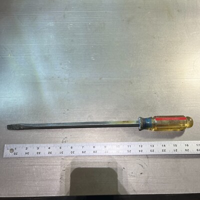 Craftsman 16.5'' Slotted Flathead Screwdriver WF Series 3/8 # 41588 USA