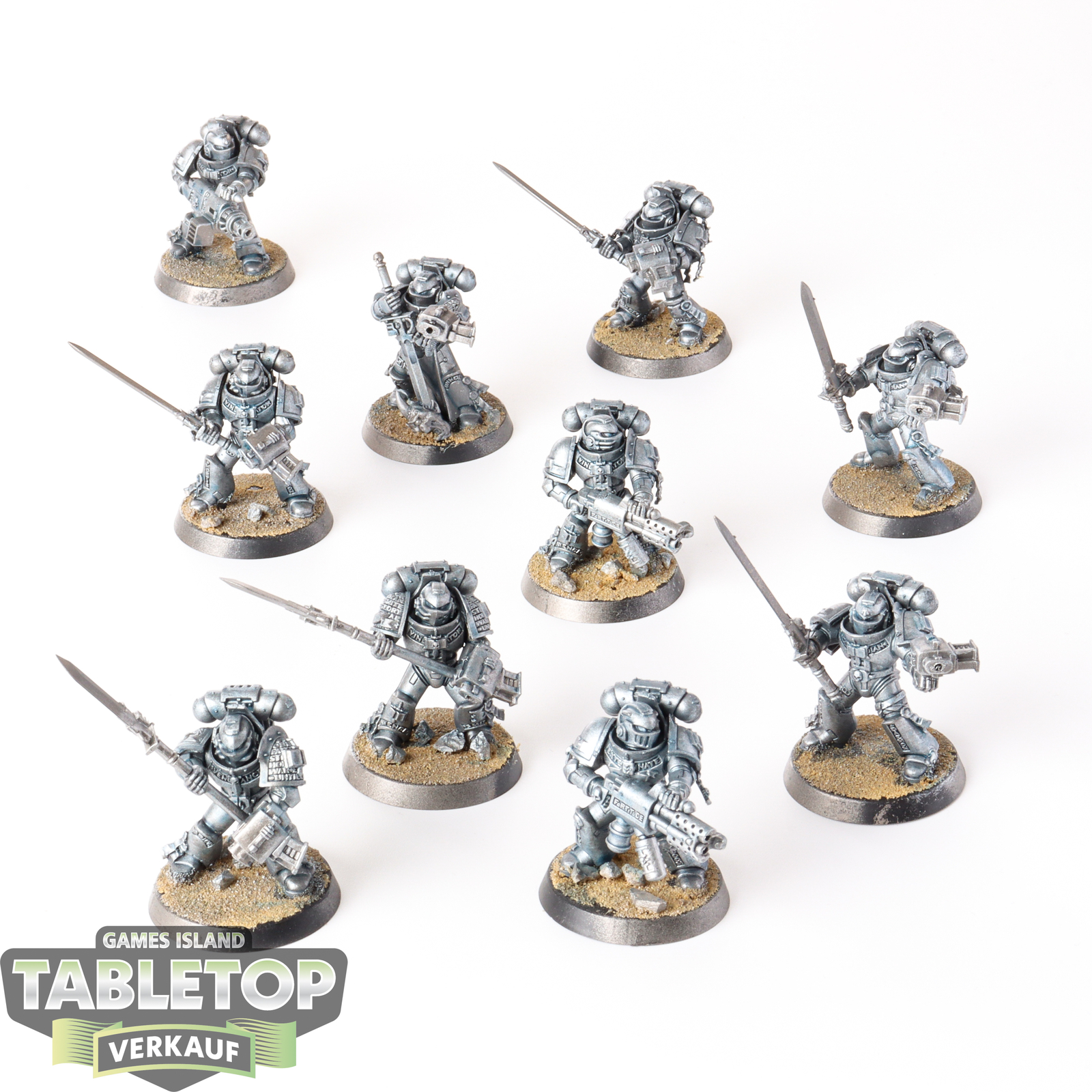 Grey Knights - 10 x Purgation Squad - grundiert