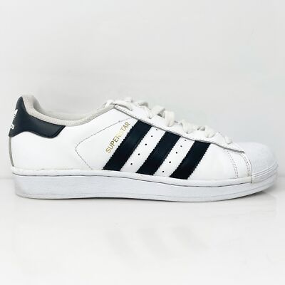 

Adidas Mens Superstar C77154 Белая повседневная обувь Кроссовки Размер 6,5, Белый, Superstar