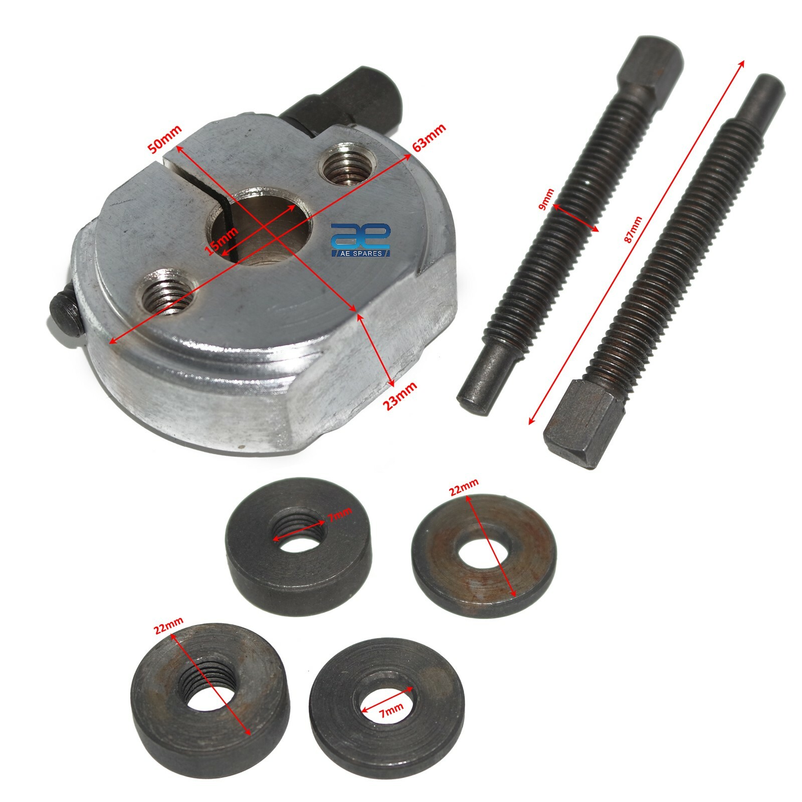 Fits Royal Enfield Cam Spindle Puller Complete Tool Kit  