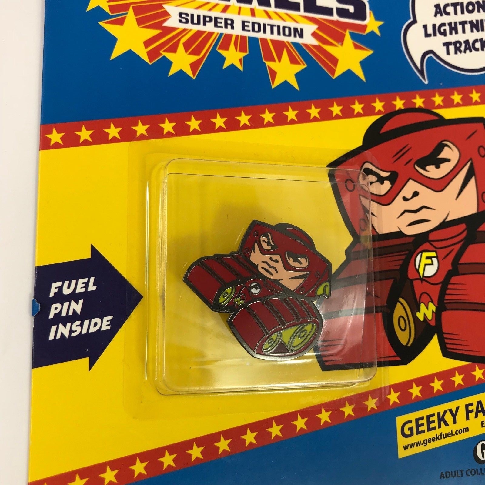 Geek Fuel Exclusive Epic Enamels The Flash Justice League Metal Pin The Fuel NIB