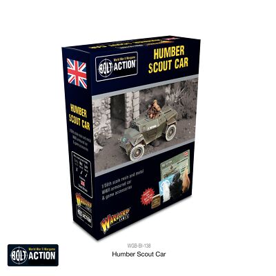 Боевик Warlord Games Bolt, британский разведывательный автомобиль Humber WGB-BI-138