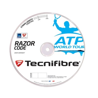 Tecnifibre ATP Razor Code 1.25MM/17G Tennis String Reel Blue (200m, 660 ft)
