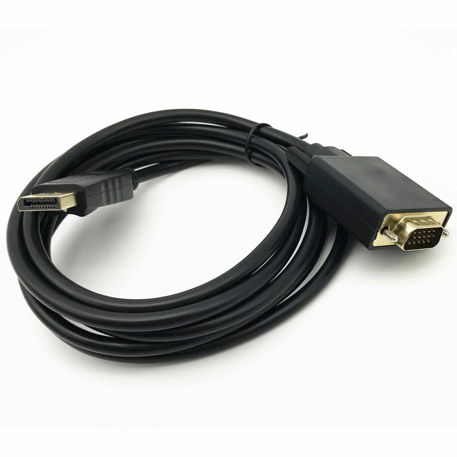 Display Port to VGA Cable Adapter Converter Video HDTV PC Monitor Desktop Laptop