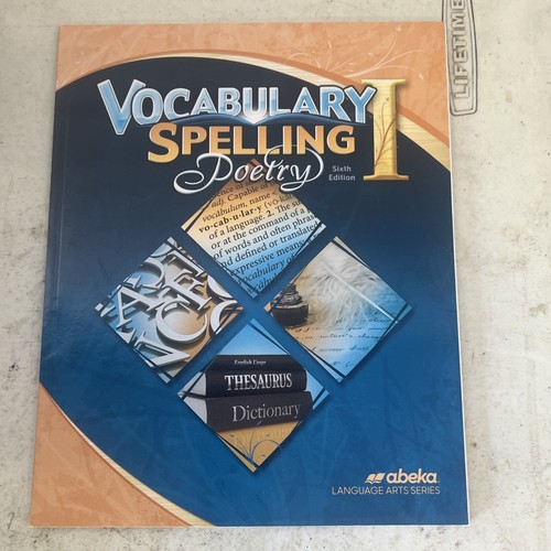 NEW Abeka Vocabulary Spelling Poetry I - 6th Edition