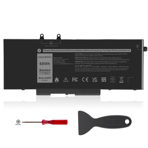 68Wh 15.2V Laptop Battery for Dell Latitude 5501 5401 5511 5510 5411 5410 3HWPP