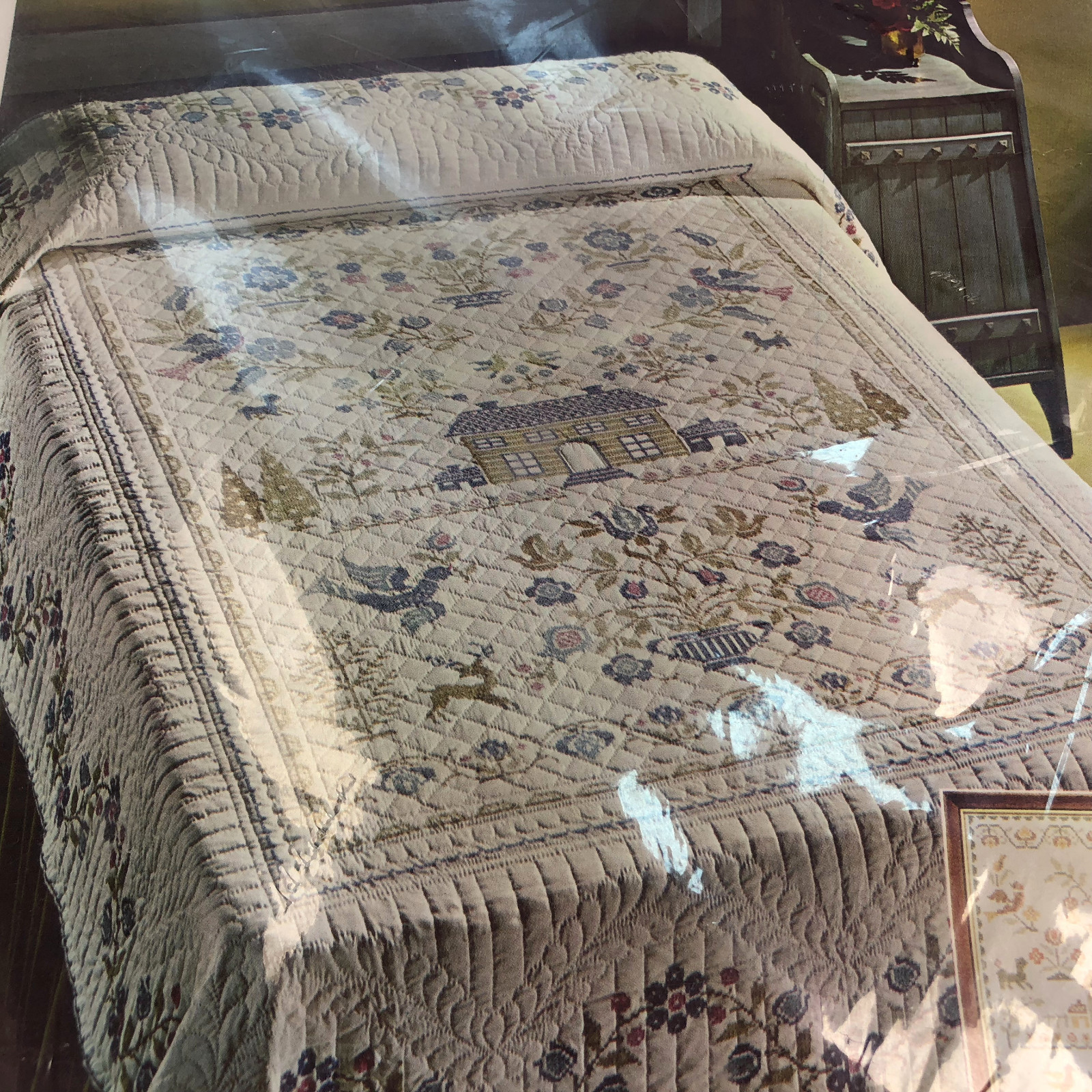 Paragon Needlecraft American Sampler Quilt 01171 Single Bed Size Quilt Top CCS A