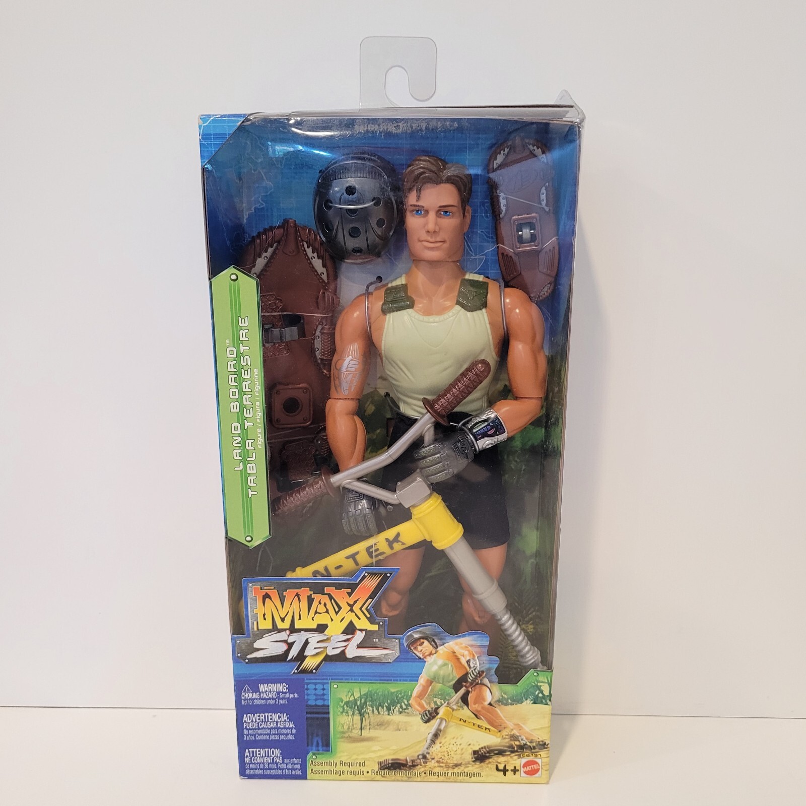 Max Steel Land Action Board Figure New in Box 2005 Mattel | eBay