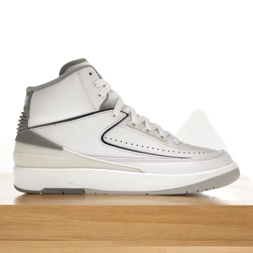 NIKE AIR JORDAN 2 RETRO (GS)23〜23.5 Nike Air Jordan 2 Retro Shoes GS Cement Grey Youth/Women's
