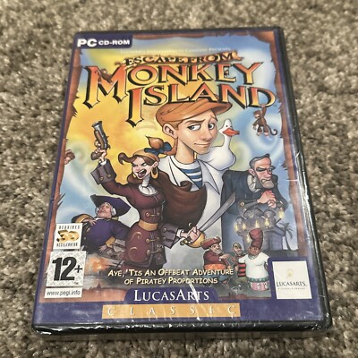 Escape From Monkey Island Lucasarts - PC CD-ROM New Sealed