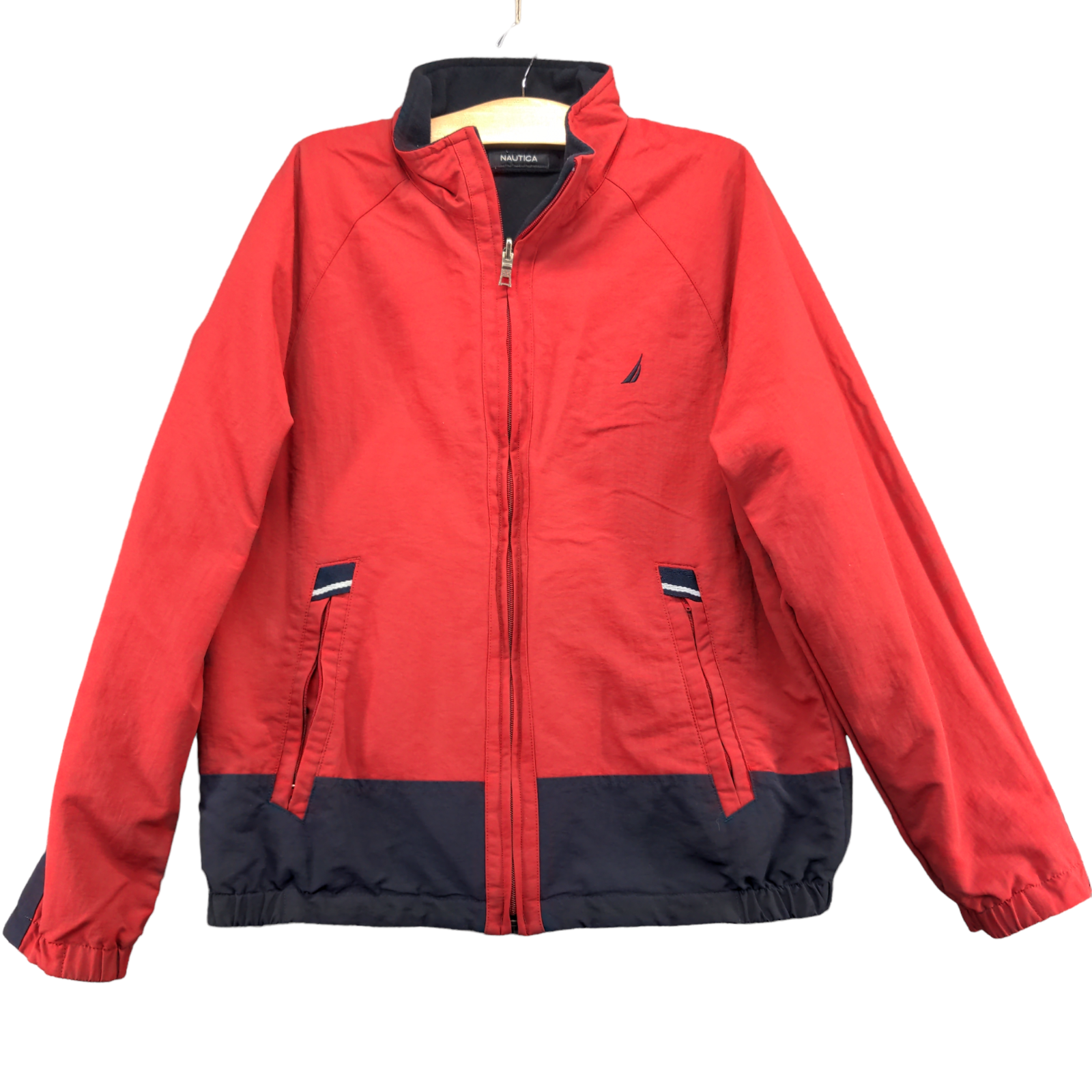 Nautica Men's Puffer Coat Reversible Midweight Insulated
