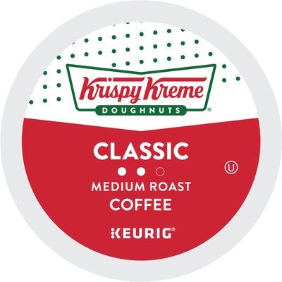 Krispy Kreme Doughnuts, Classic,  K-Cup Pods, Medium Roast Coffee, 48 Count