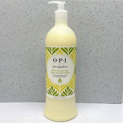 OPI avojuice - Sweet Lemon Sage - Hand/Body Lotion - 32 fl oz. / 960 mL