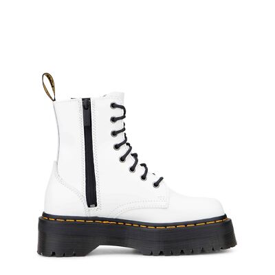Pre-owned Dr. Martens Women's Ankle Boots Jadon In White