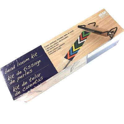 Beadsmith Bead Loom Beginners Kit - Beads,Needles,Thread,Patterns,Instructions