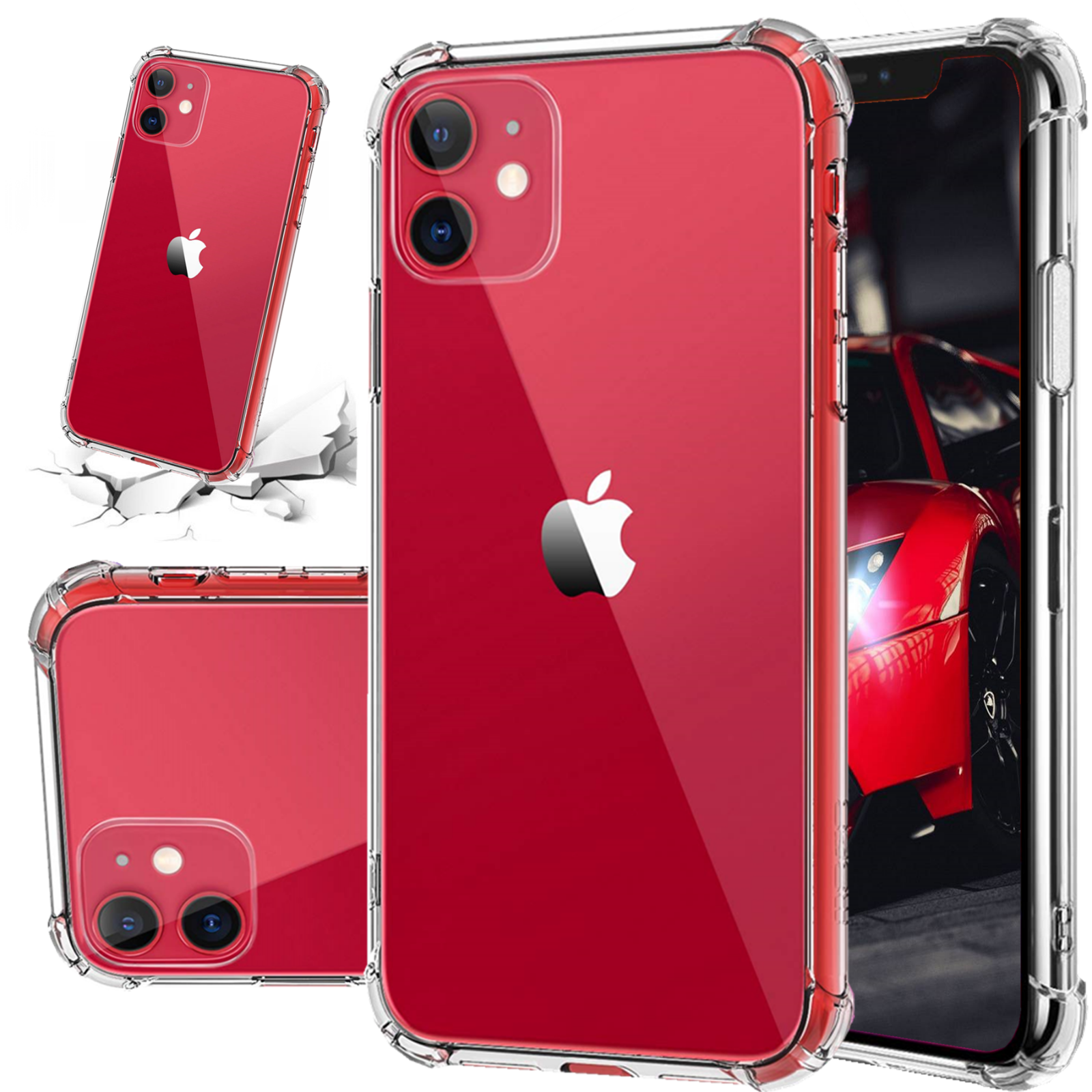 iPhone 11 Pro 6 6s 7 8 Plus X XR XS MAX Hybrid Shockproof Thin Clear TPU Case iPhone 11 Pro 6 6s 7 8 Plus X XR XS MAX Hybrid Shockproof Thin Clear TPU Case