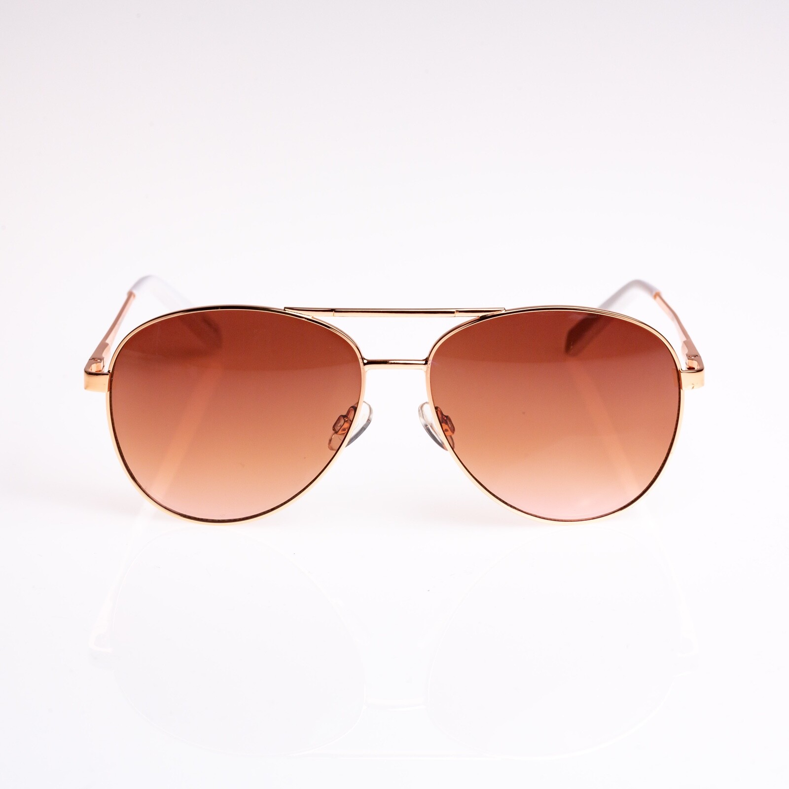 Steve Madden Clear Pink Demo Frame with Brown Sunglasses 2 per one! Steve Madden Catty Soho Sunglasses Pink Gold Metal Brown  main image 3