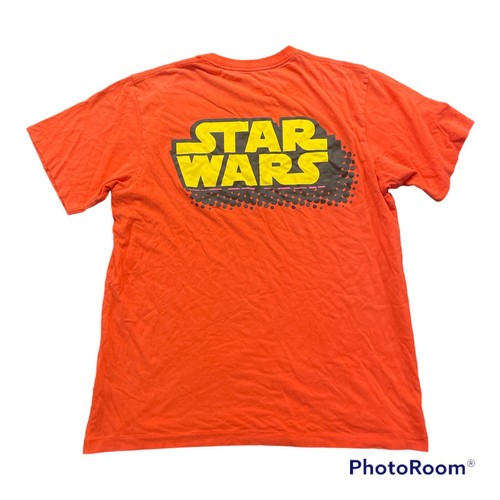 UNIQLO x Star Wars Peach Orange Short Sleeve Single Stitch T