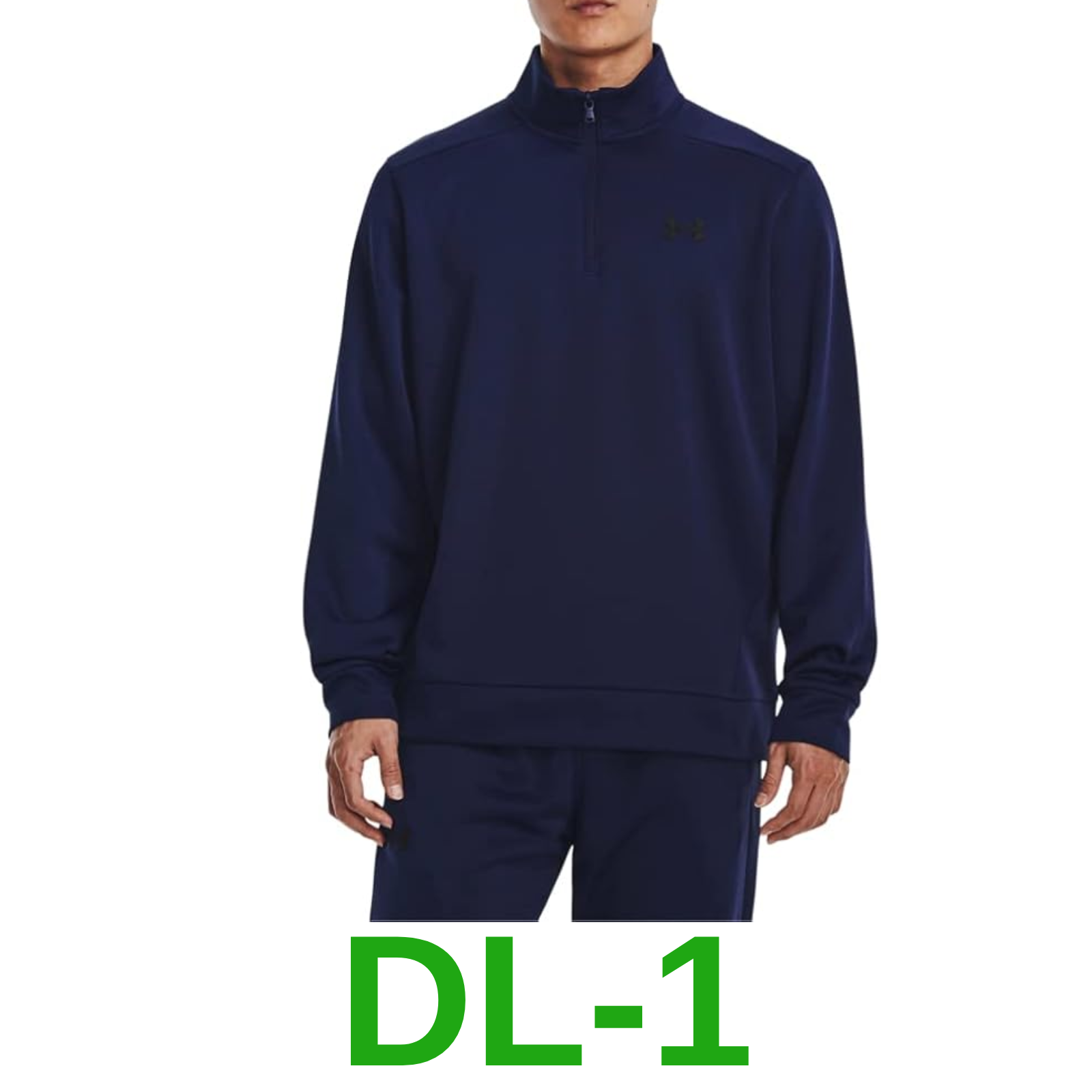 Under Armour Fleece Quarter-Zip Long-Sleeve Pullover for Men - L