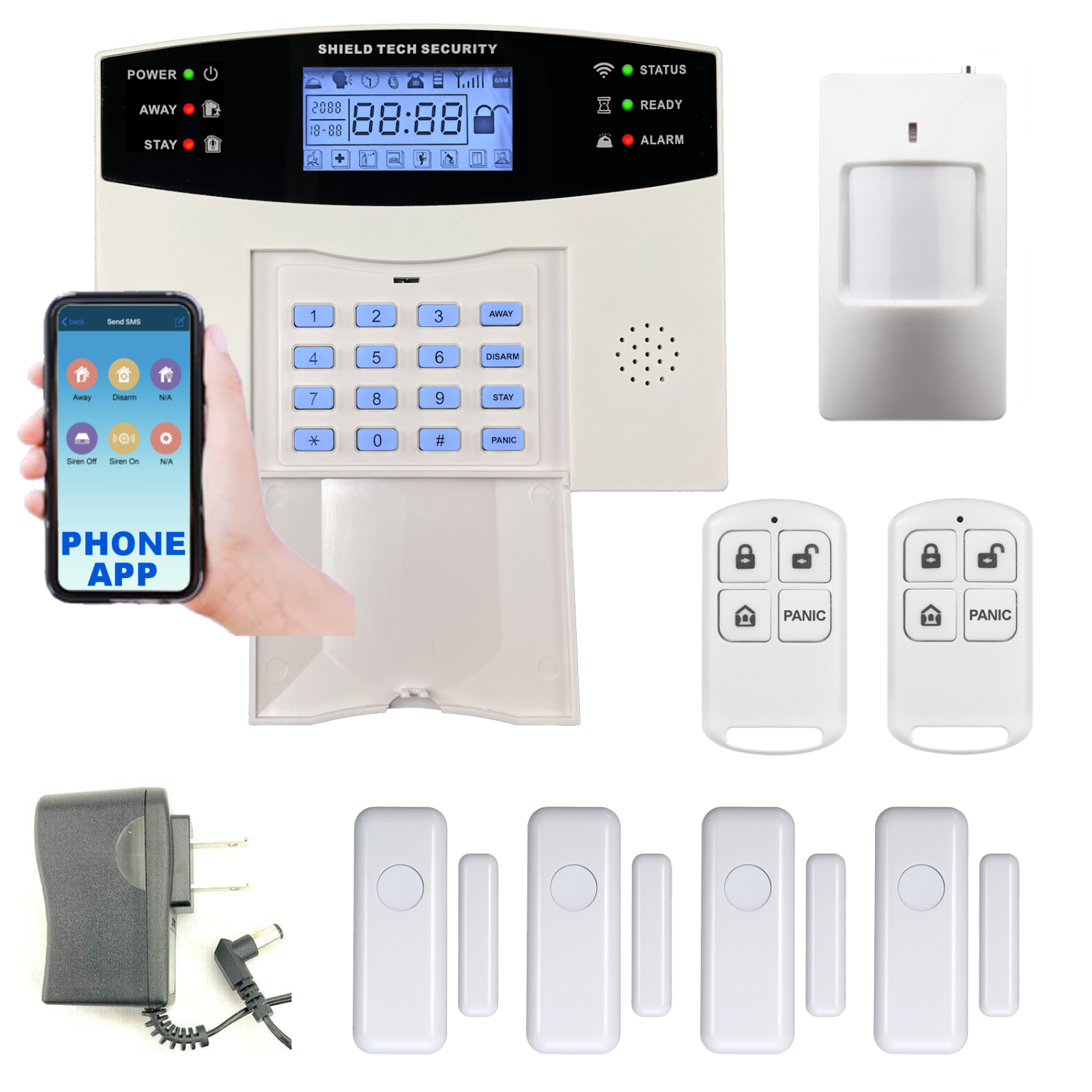 W/ Chime For House, Call, Text, & Smart Phone App