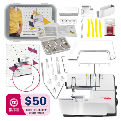 Bernette Airlock B64 Overlock Serger Machine w/ Exclusive Bundle!