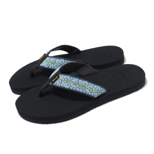 

Teva W Mush II 2 Companera Blue Women Flip Flop Casual Sandals Slippers 4198CNRB, Синий, W Mush Ii