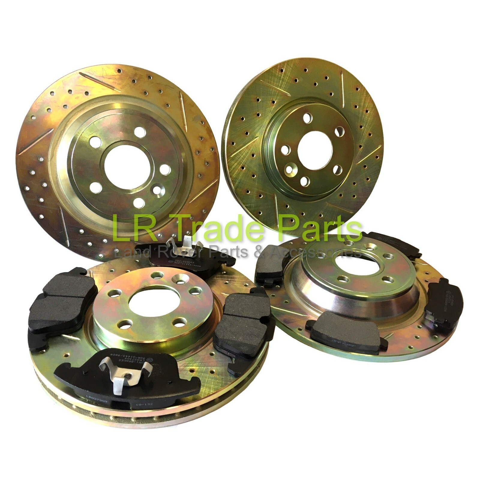 RANGE ROVER EVOQUE 2.2 TD4 NEW FRONT & REAR PERFORMANCE BRAKE DISCS