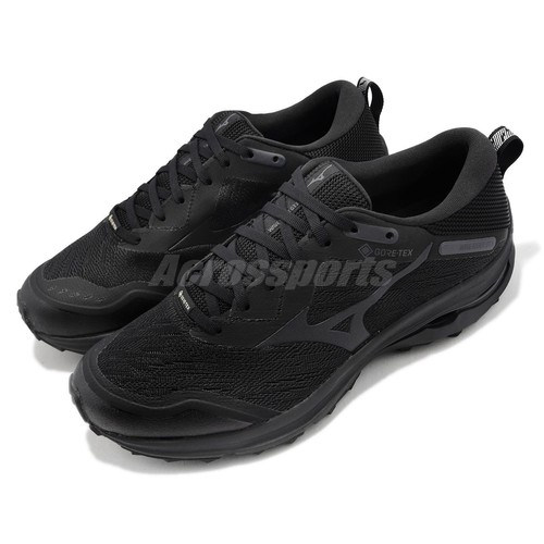 

Мужские кроссовки Mizuno Wave Rider GTX 4E Extra Wide Black Grey J1GC2180-15, Черный, Wave Rider Gtx 4e Extra Wide