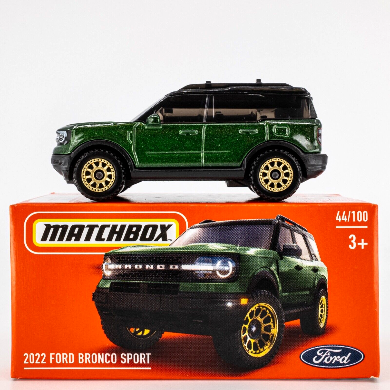 最新エルメス 2024 Matchbox Power Grabs #44 2022 Ford Bronco Sport ミニカー