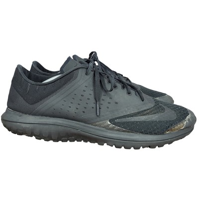  Nike FS Lite Run 2 Running Shoes Mens 13 Black Sneakers Trainers 685266-005