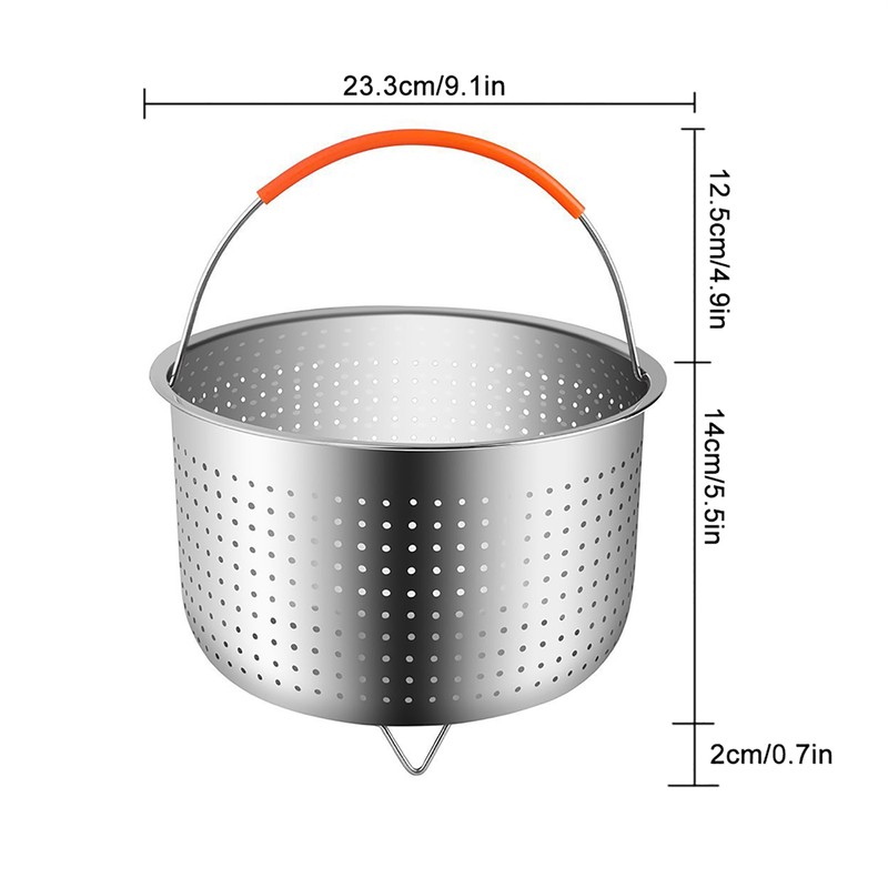 Instpot Steamer Basket Stainless Steel Fruit Strainer Pressure Cooker Accessory