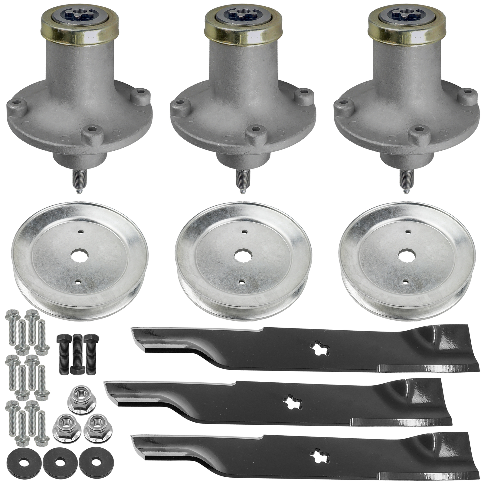 Deck Spindle with Pulley & Blade For Dixon RAM 48 CE ZT Zero