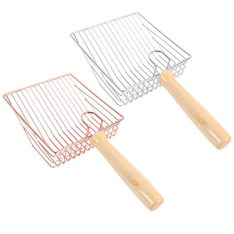 Hover to zoom Pet Cat Litter Scoop Deep Shovel Metal Scooper Sifter Strainer Cle