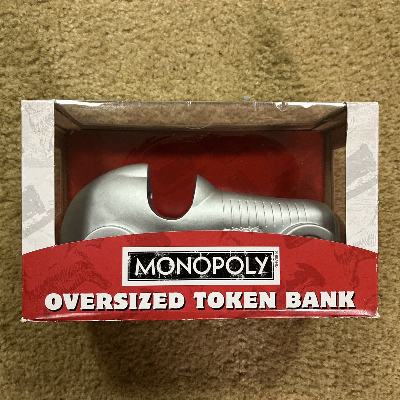 2015 Monopoly Oversized Token Bank Silver Car 80 Years Colle