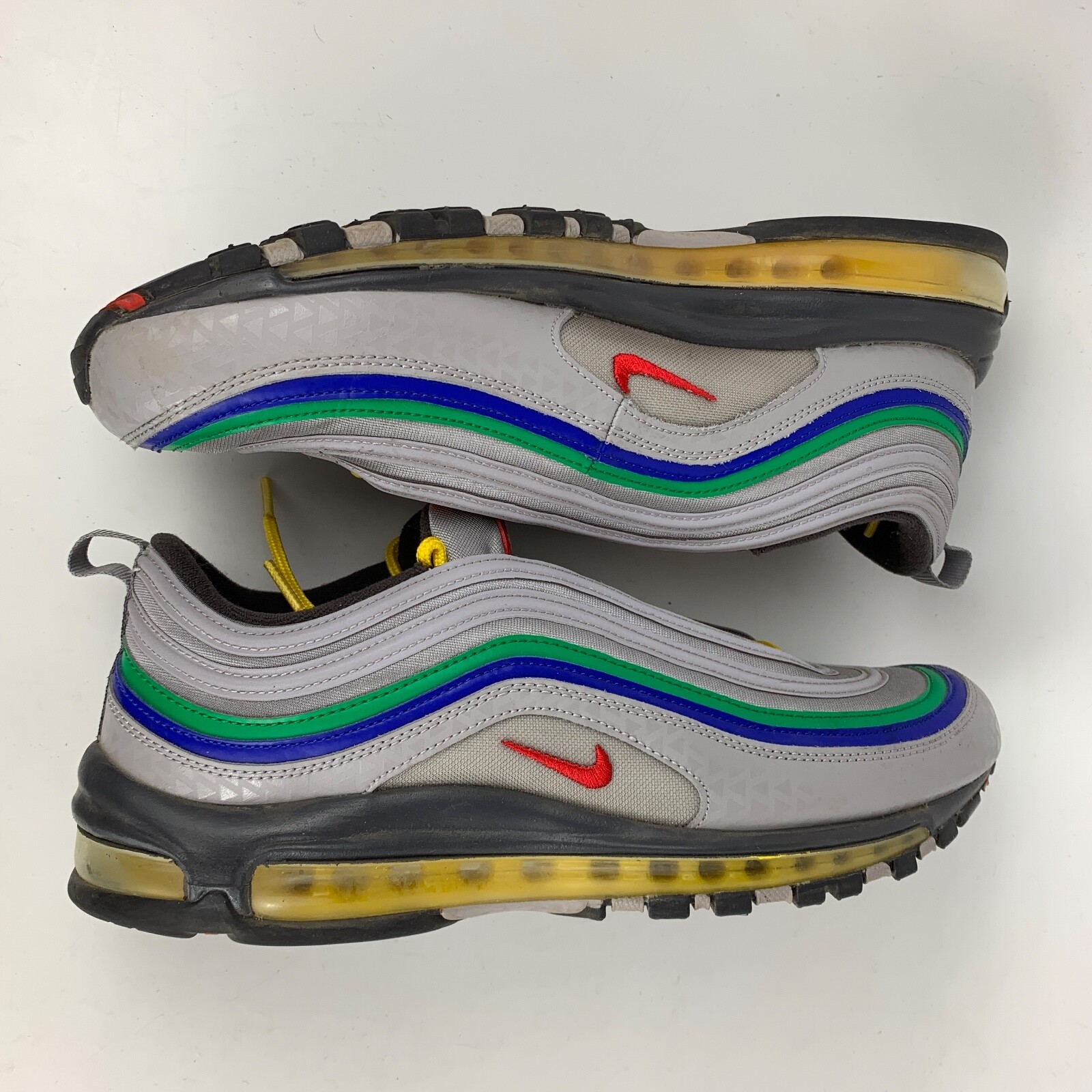 

Nike Air Max 97 QS Nintendo N64 Серый Красный Желтый Синий Зеленый CI5012-001 Мужские 11, Nike Air Max 97