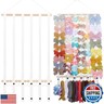 OAOLEER Hair Bow Holder Organizer for Girls，Hair Clips Headband Organizer Storage Wall Hanging Home Decor for Girls Room (1Pcs White 20Inch)