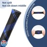Expandable Braided Sleeving, PET Automotive Wire Loom, Flexible Cable Management for Audio Video and Other Home Device, Cord Protector from Pets (Black Blue, 1/2
