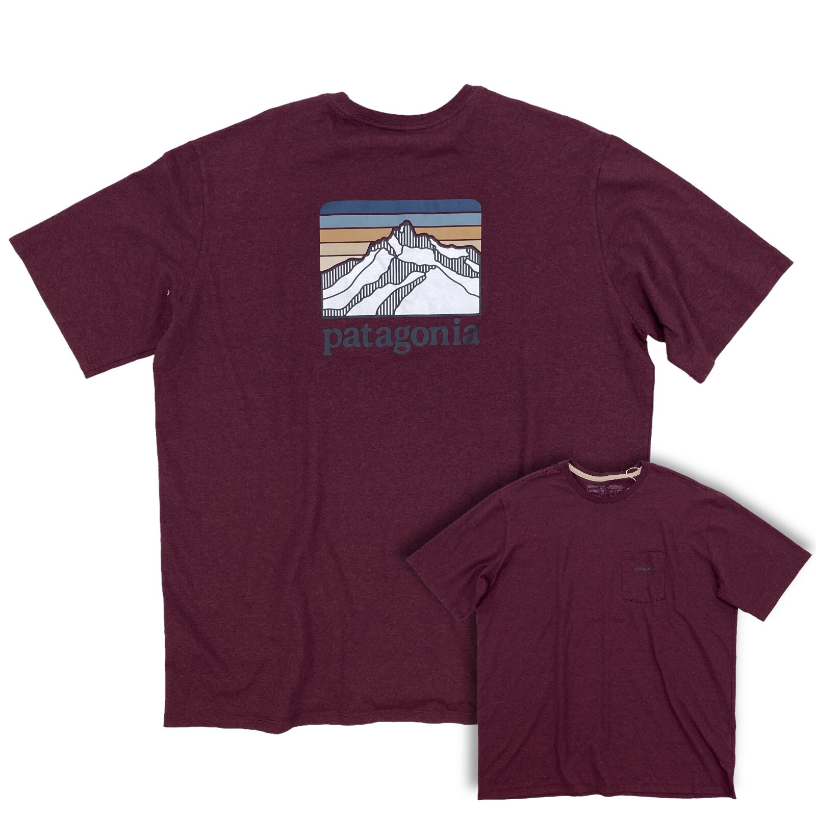 

Футболка Patagonia Mens Line Logo Ridge Pocket Responsibili Seqouia Red, Красный, Patagonia MS Line Logo Ridge Pocket Responsibili-Tee