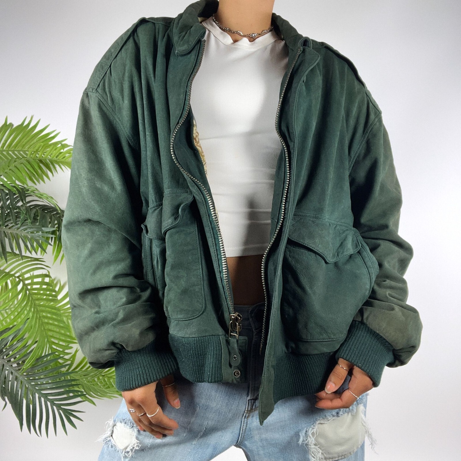 ジャケット・アウター 00s normcore velour jersey bomber jacket $_57.JPG?set_id=880000500F