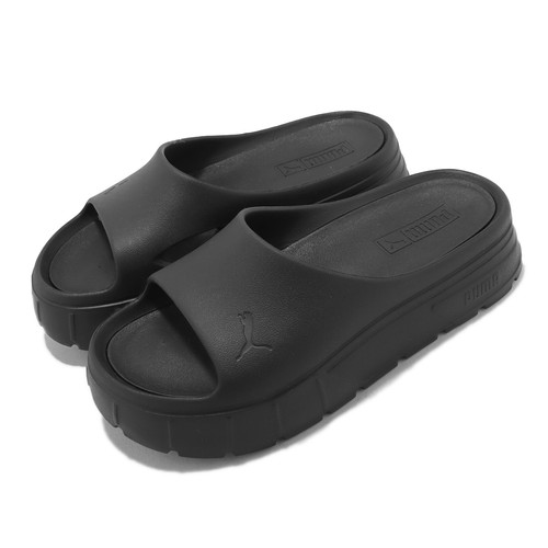 

Puma Mayze Stack Injex Wns Черные женские повседневные сандалии без шнуровки на платформе 389454-04, Черный, Mayze Stack Injex Wns