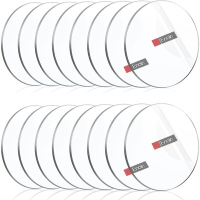 16 Pack 2 Inch Round Clear Acrylic Plexiglass Sheet Disc Circle Platic Sheet