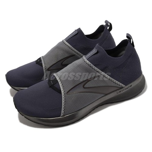 

Мужские кроссовки Brooks Levitate 4 LE Blue Grey без шнуровки для бега по шоссе 1103601D-094, Синий, Levitate 4 Le